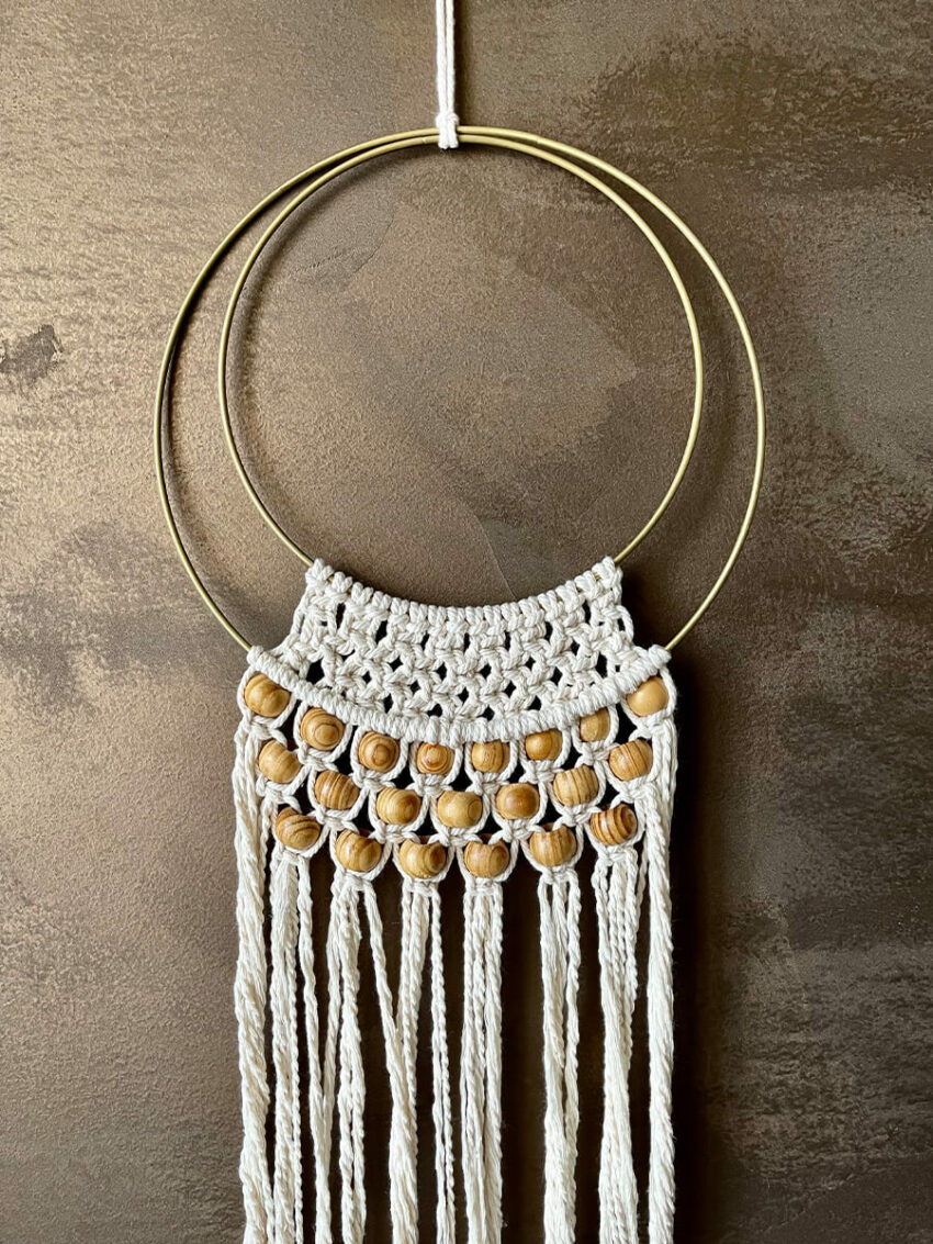 Boho Macrame Dreamcatcher