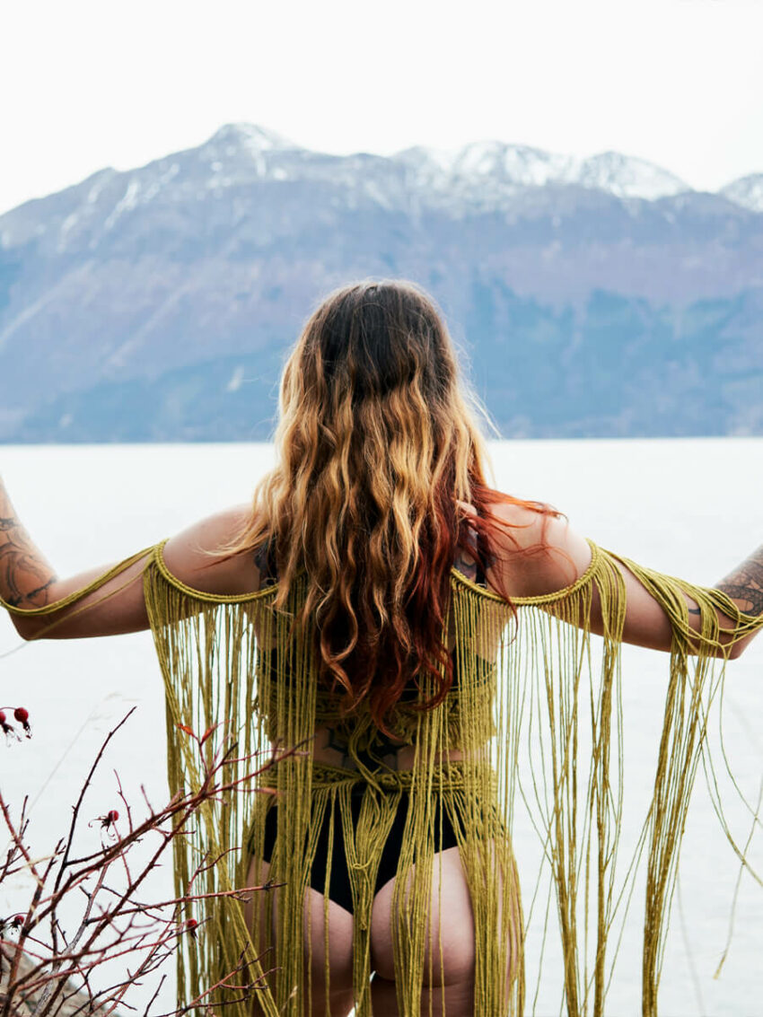 Boho Festival Macrame Rope Outfit