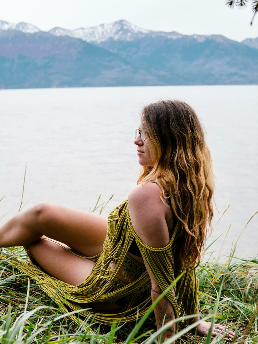 Boho Festival Macrame Rope Outfit