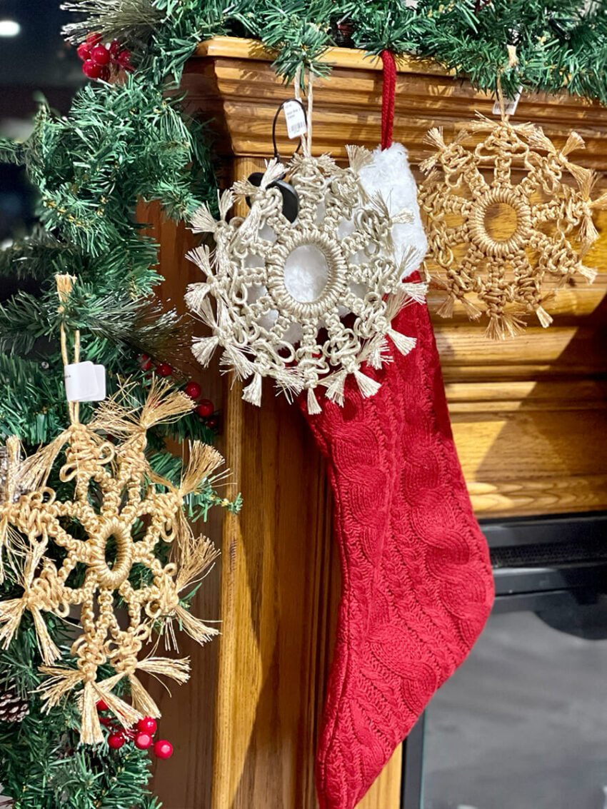 Macrame Snowflake Ornament