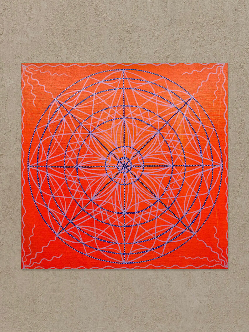 Awareness Rising Mandala Painting